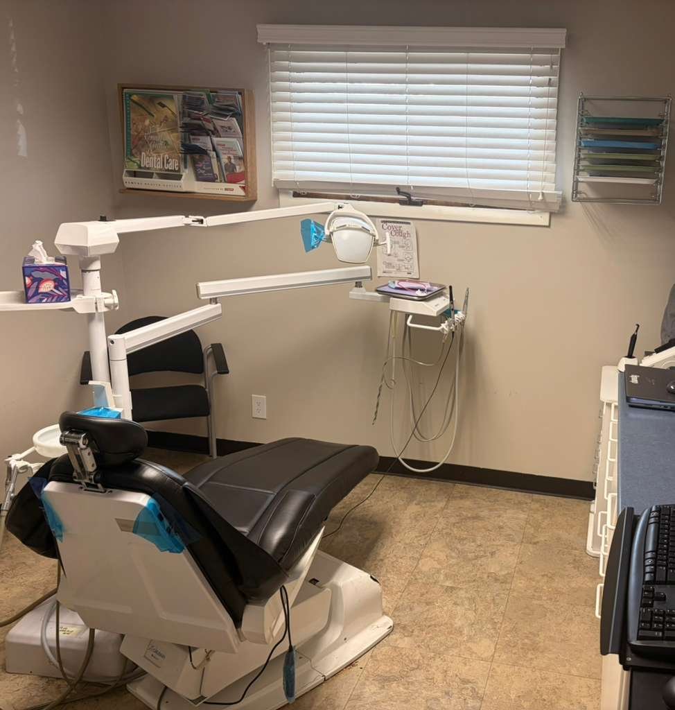 Dental chair with digital display